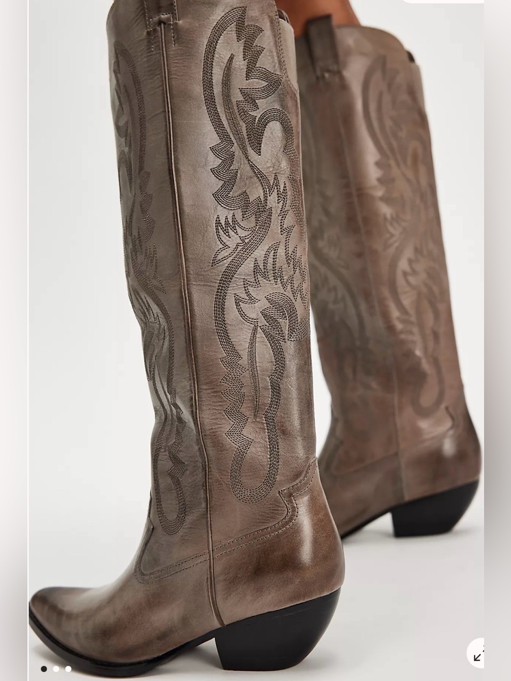 Jeffrey Campbell Finn Tall Western Boots sz 11